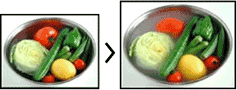 見た目はきれいな野菜（左図）でも、『安心やさい』溶液につけてみると・・・有害物質が溶け出し、溶液が濁りました（右図）。